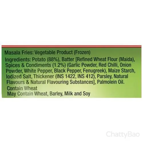 McCain Masala Fries 420 g view 5