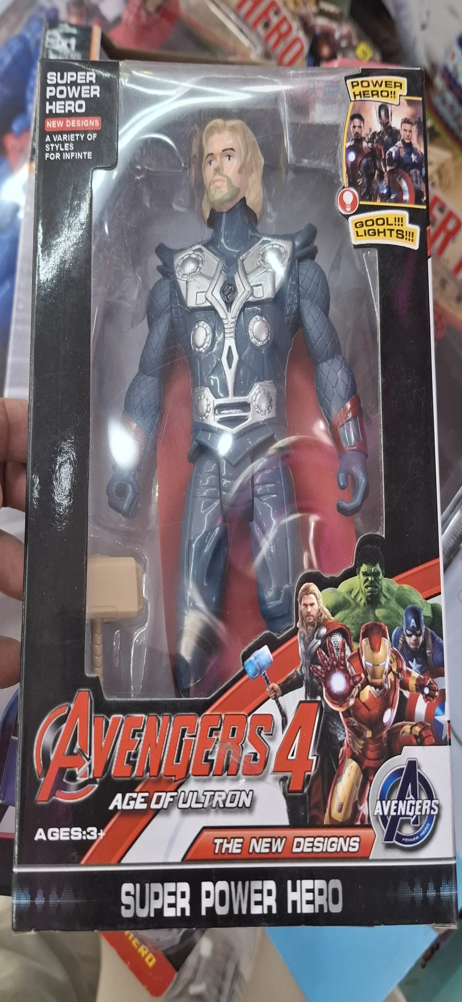 Avengers 4 Thor Action Figure view 2