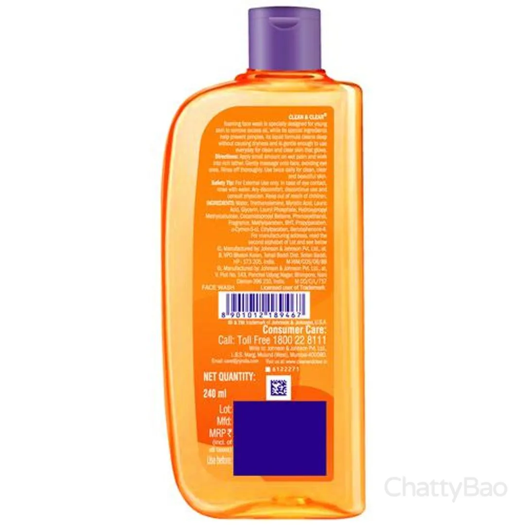 Clean & Clear Foaming Face Wash 240 ml view 2