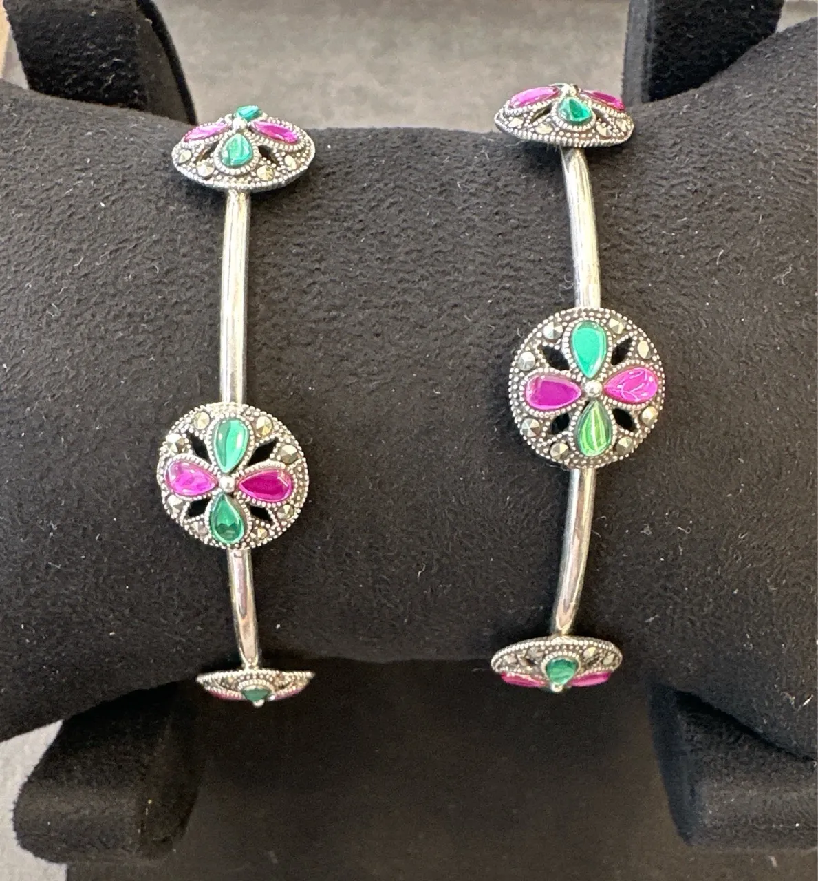 Gemstone Cuff Bangles view 3