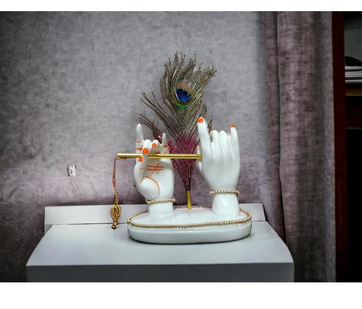 Ceramic Hand Krishna Hand view 2