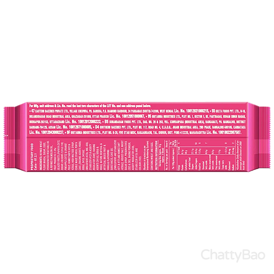 Britannia Gobbles Fruity Fun Cake 110 g view 2