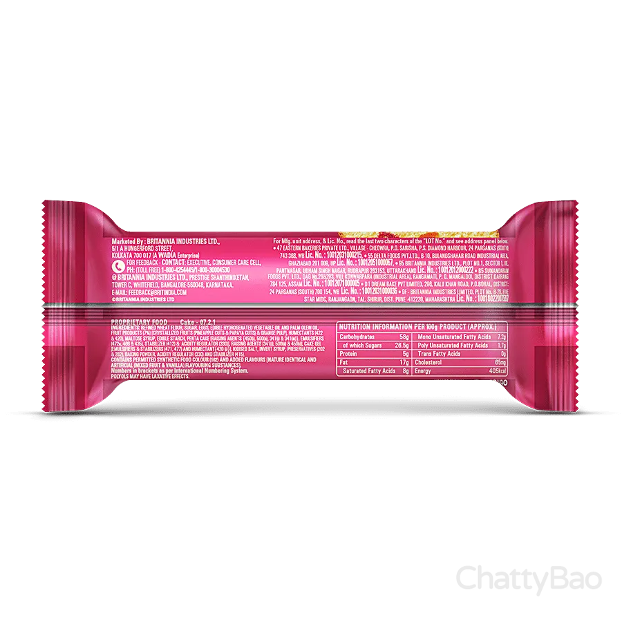 Britannia Gobbles Fruity Fun Cake 90 g view 2