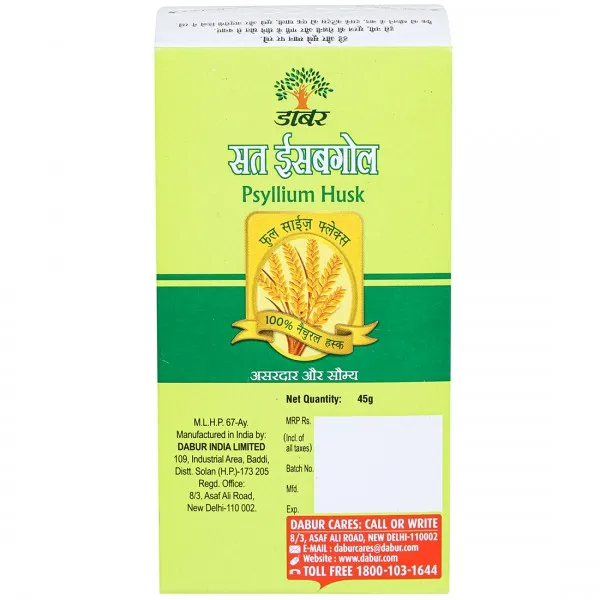 Dabur Sat Isabgol Psyllium Husk 90 g view 2