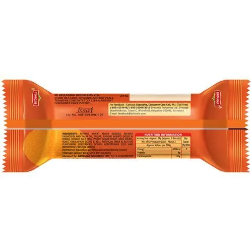 Britannia 50-50 Timepass Lightly Salted Biscuits 33 g view 2