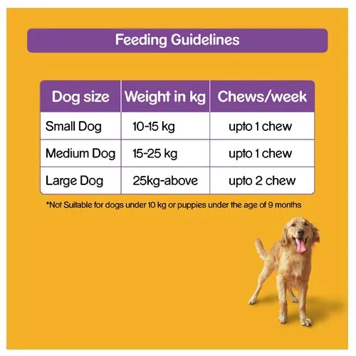 Pedigree Jumbone Treats For Adult Dogs - Chicken & Rice 200 g view 3